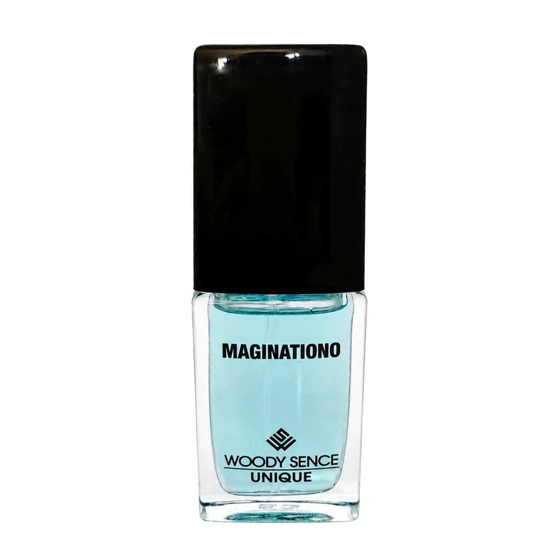 عطر جیبی مردانه وودی سنس مدل Maginationo با رایحه شیرین و چوبی حجم 15 میلی‌لیتر