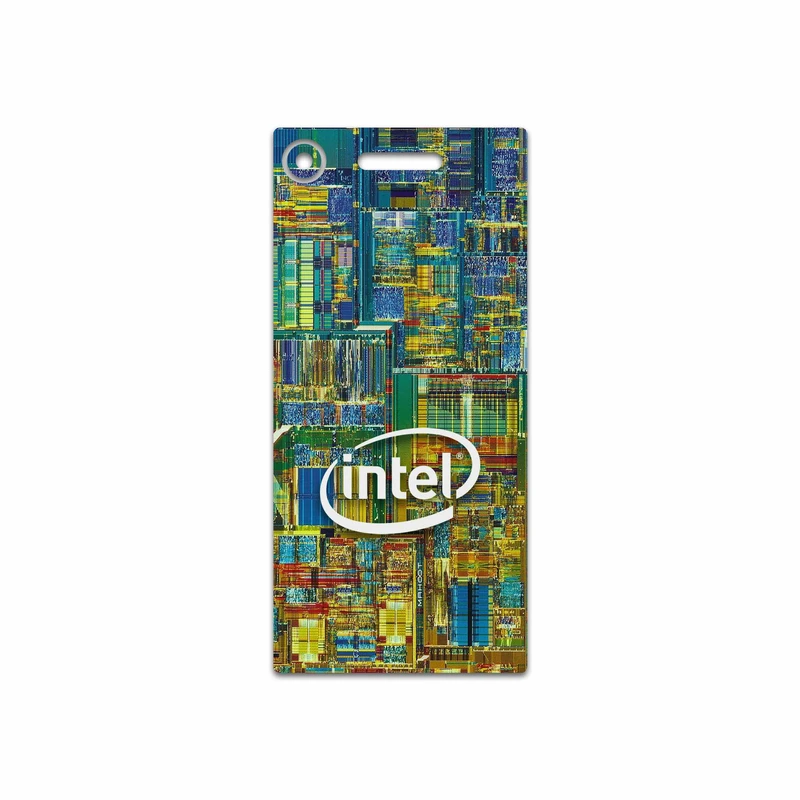 برچسب پوششی ماهوت مدل Intel Brand مناسب برای گوشی موبایل سونی Xperia XZ1