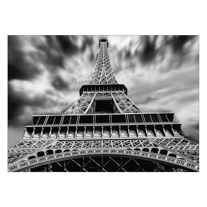 تابلو شاسی ونسونی طرح Up Close Eiffel سایز 50x70 سانتی متر