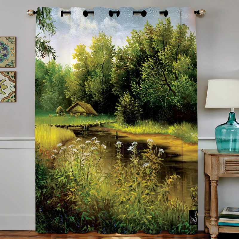 پرده مدل C4-50340 سایز 190x140 سانتی متر