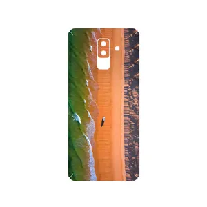 MAHOOT Beach and Green Sea Cover Sticker for Samsung Galaxy A6 Plus 2018