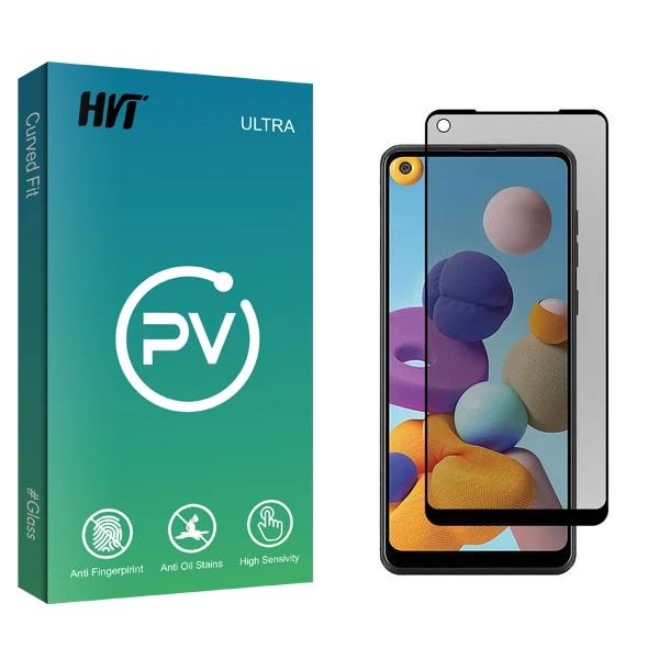 محافظ صفحه نمایش حریم شخصی اچ وی تی مدل PV2 مناسب برای گوشی موبایل سامسونگ Galaxy A21s