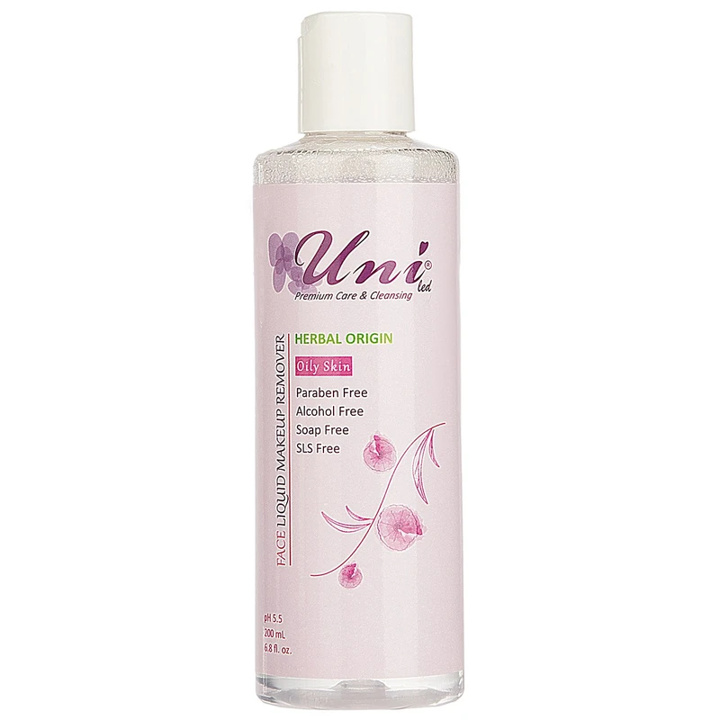 محلول پاک کننده آرایش یونی لد سری Herbal Origin مدل Oily Skin حجم 200 میلی لیتر