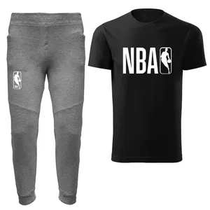 ست تی شرت و شلوار مردانه مدل 010120146 رنگ مشکی