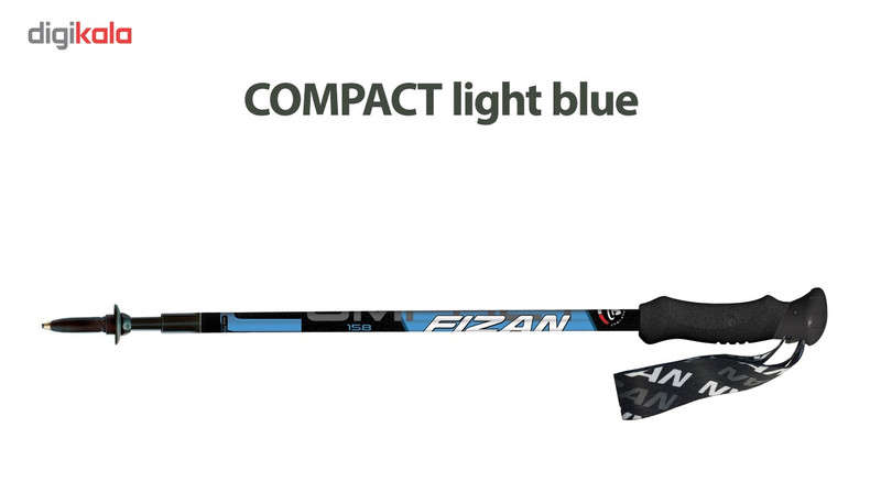 عصای کوهنوردی فیزان مدل COMPACT LIGHT BLUE