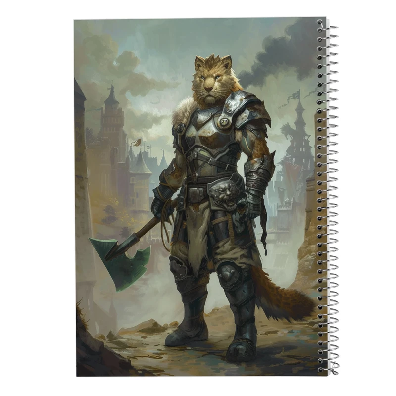 دفتر نت موسیقی 50 برگ مدوپد مدل حیوانات جنگجو کد DF14878