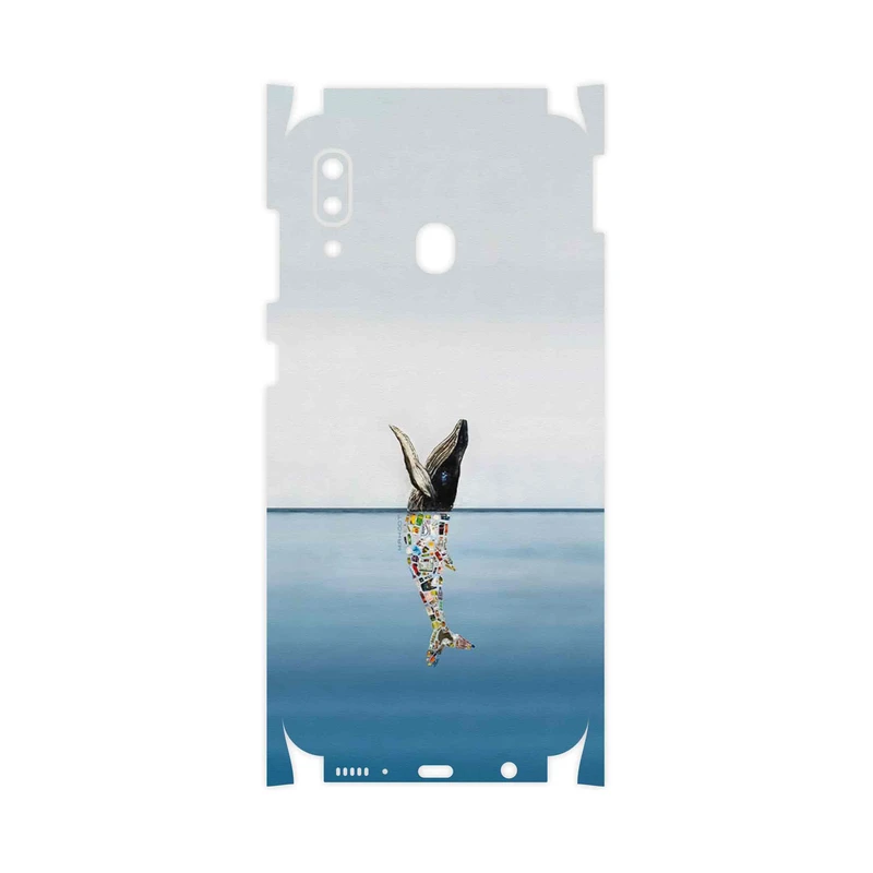 برچسب پوششی ماهوت مدل Collage of Sea Trash-FullSkin مناسب برای گوشی موبایل سامسونگ Galaxy M10s