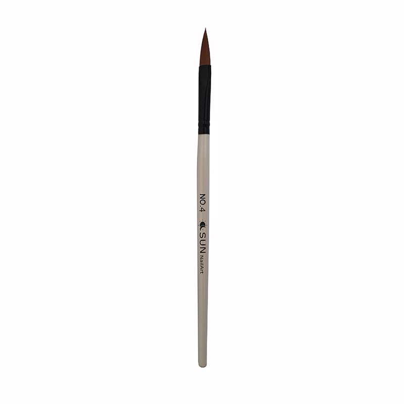 قلم موی کاشت ناخن سان مدل اشکی شماره 4