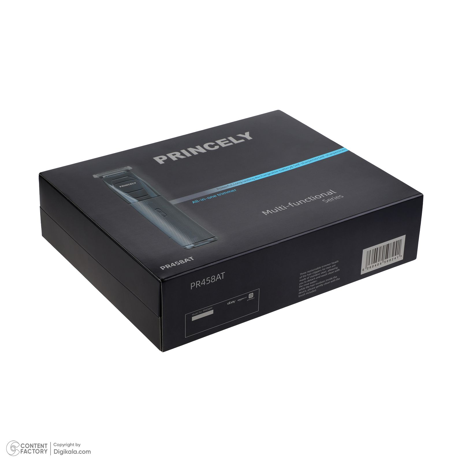 ماشین اصلاح موی سر و صورت شارژی پرنسلی مدل PR458AT -  - 14
