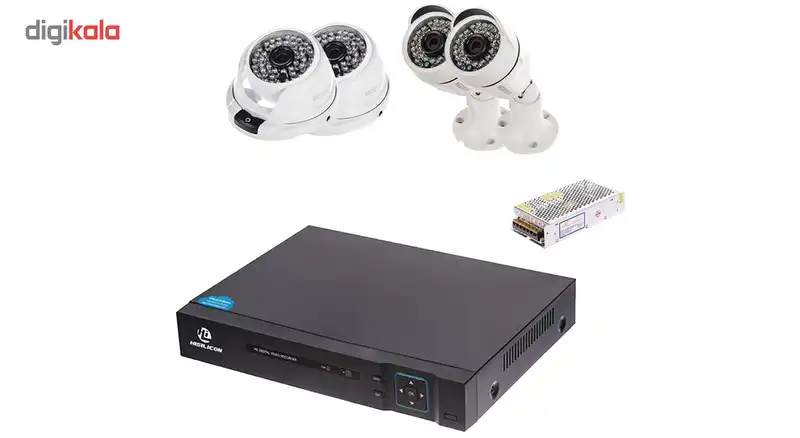 بسته امنیتی ای اچ دی نگرون کاربری فروشگاهی 4 دوربین