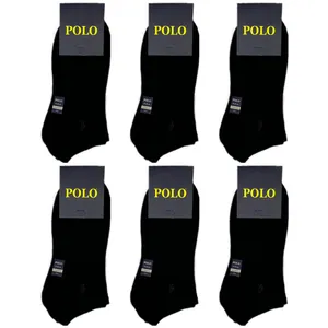 جوراب ساق کوتاه مردانه پولو مدل MOCHB6 بسته 6 عددی