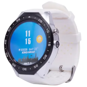ساعت هوشمند داتیس مدل KW88 Silver Case With White Band