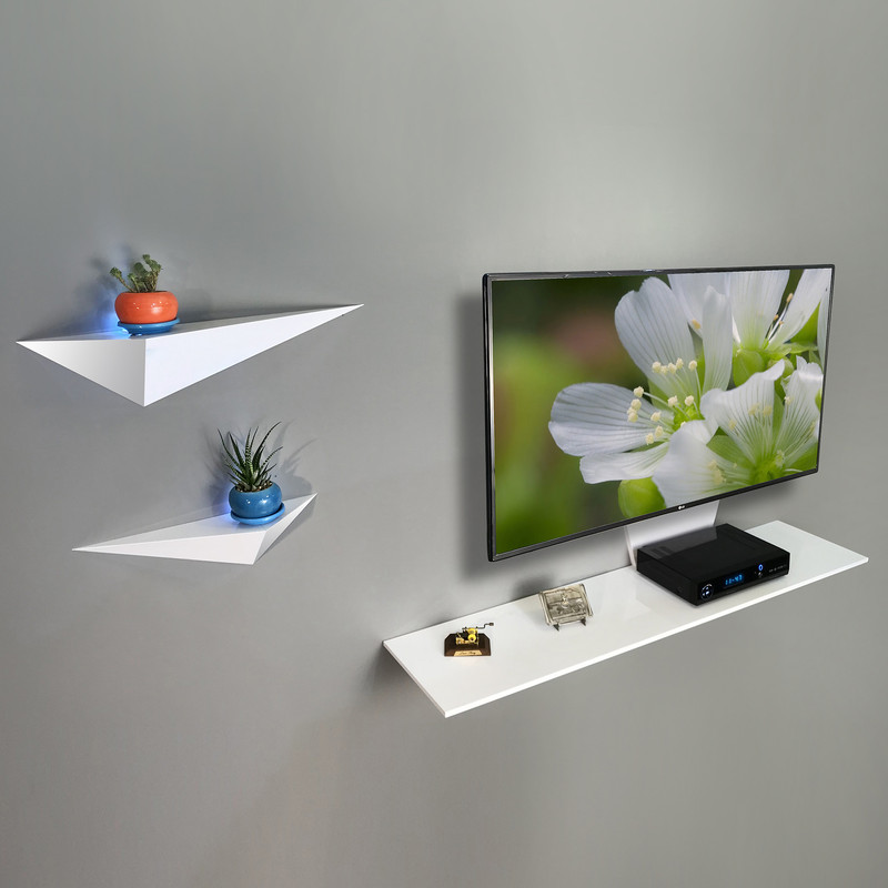 میز تلویزیون دیواری راهپود مدل نیلوفر A130