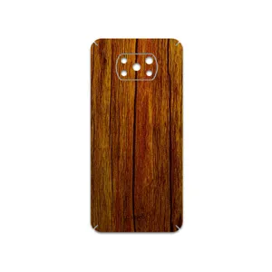 MAHOOT Orange-Wood Cover Sticker for Xiaomi Poco X3 NFC