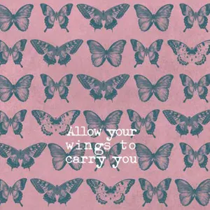 کاغذ کادو مریخ مدل پارچه ای butterfly 065