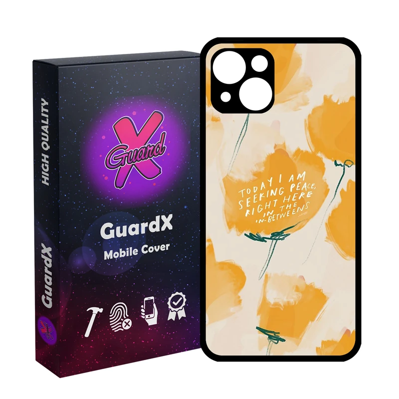 کاور گارد ایکس طرح Flower مدل Glass10830 مناسب برای گوشی موبایل اپل iPhone 13