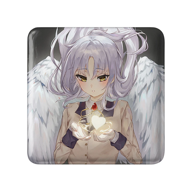 مگنت خندالو طرح کاناده انیمه آنجل بیتس مدل مربعی کد 31946