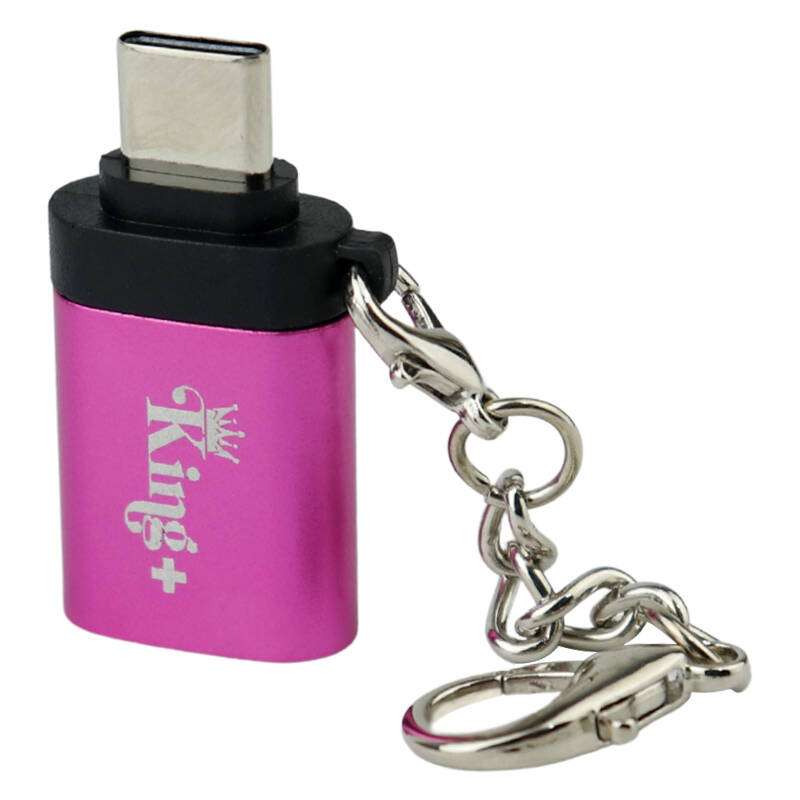 مبدل USB به USB-C کینگ پلاس مدل HK-14