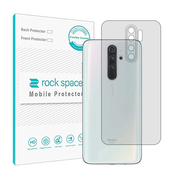 محافظ پشت گوشی شفاف راک اسپیس مدل HyGEL مناسب برای گوشی موبایل شیائومی Redmi Note 8 Pro