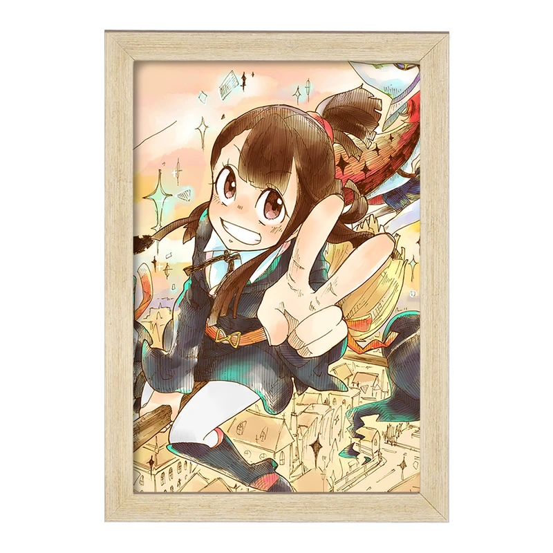 تابلو خندالو مدل اکو انیمه جادوگران کوچک Little Witch Academia  کد 22854