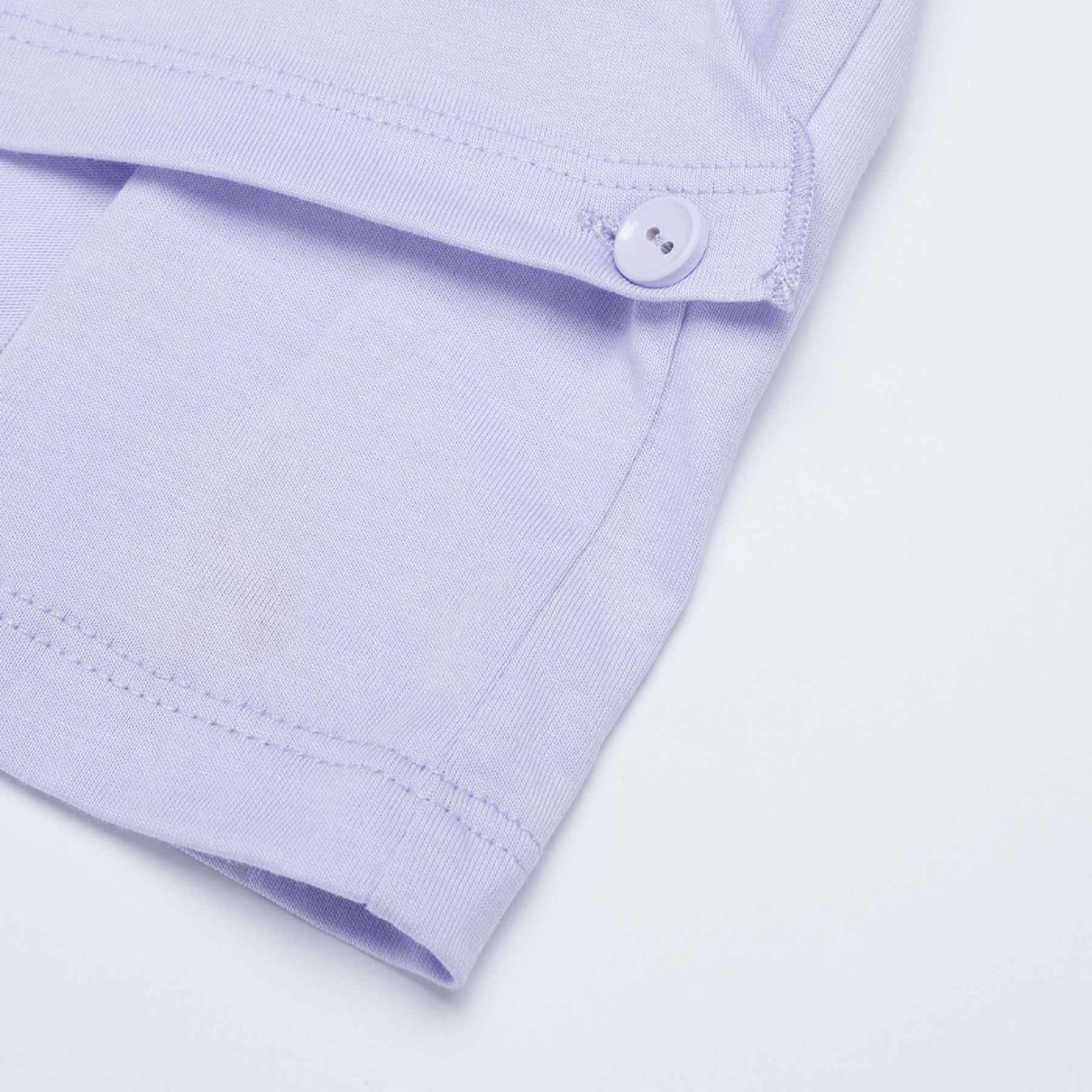 تی شرت آستین کوتاه زنانه جین وست مدل یقه گرد کد 1551205 رنگ یاسی -  - 4