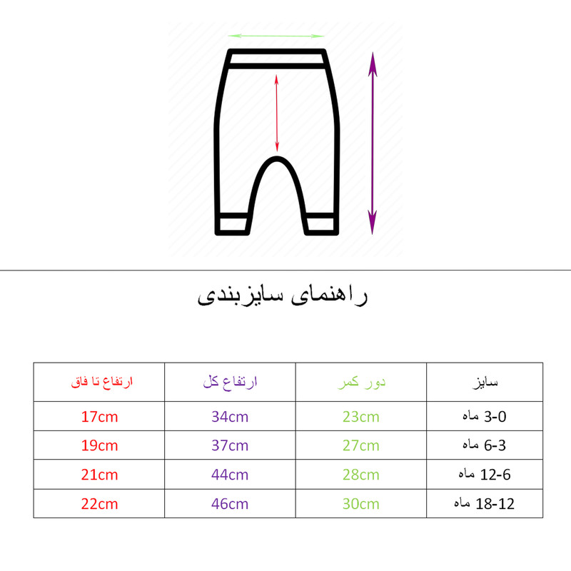 شلوار نوزادی مدل پاپیون