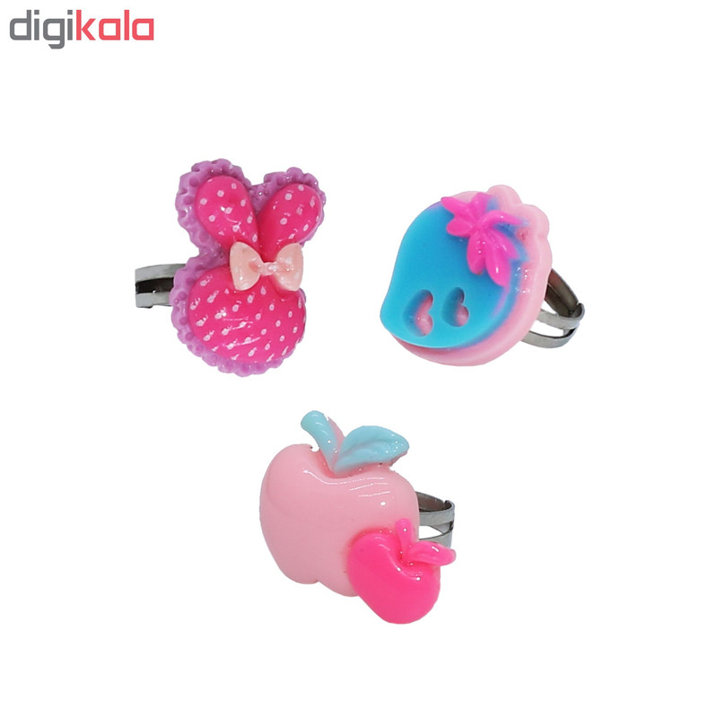 انگشتر دخترانه کد 011 مجموعه سه عددی انگشتر دخترانه کد 011 مجموعه سه عددی