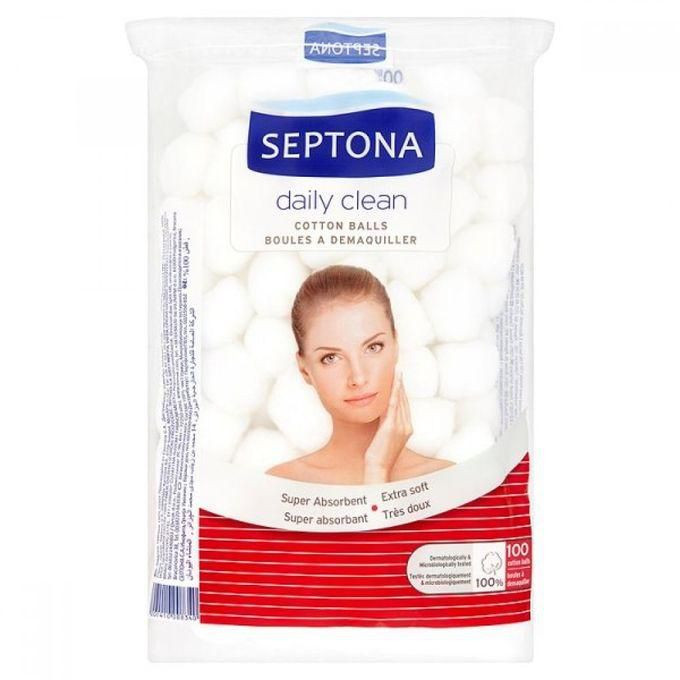 پنبه آرایشی سپتونا مدل extra soft بسته 100 عددی پنبه آرایشی سپتونا مدل extra soft بسته 100 عددی