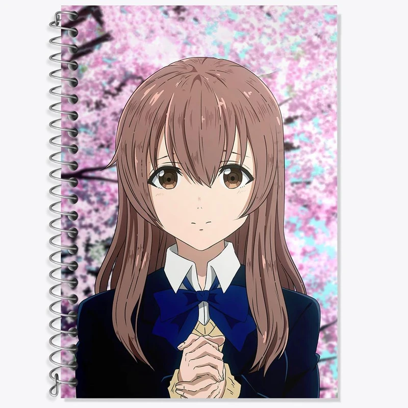 دفتر لغت 50 برگ خندالو مدل شوکو نیشیمیا انیمه سایلنت ویس A Silent Voice کد 15798