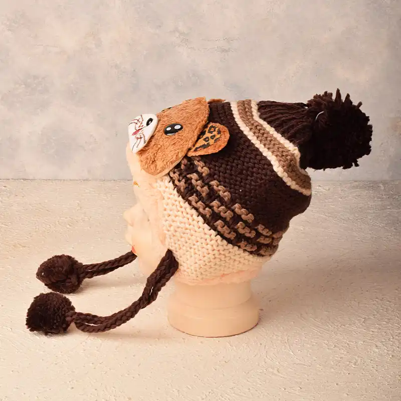 کلاه بافتنی بچگانه مدل S-003