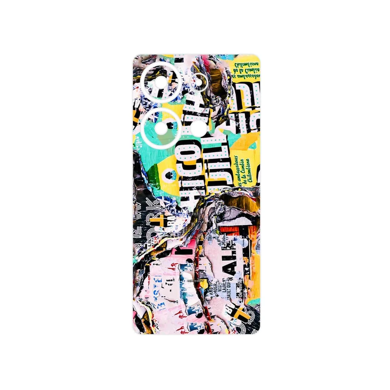 برچسب پوششی ماهوت مدل Collage of Teared Paper مناسب برای گوشی موبایل شیائومی Poco M6 Pro 4G