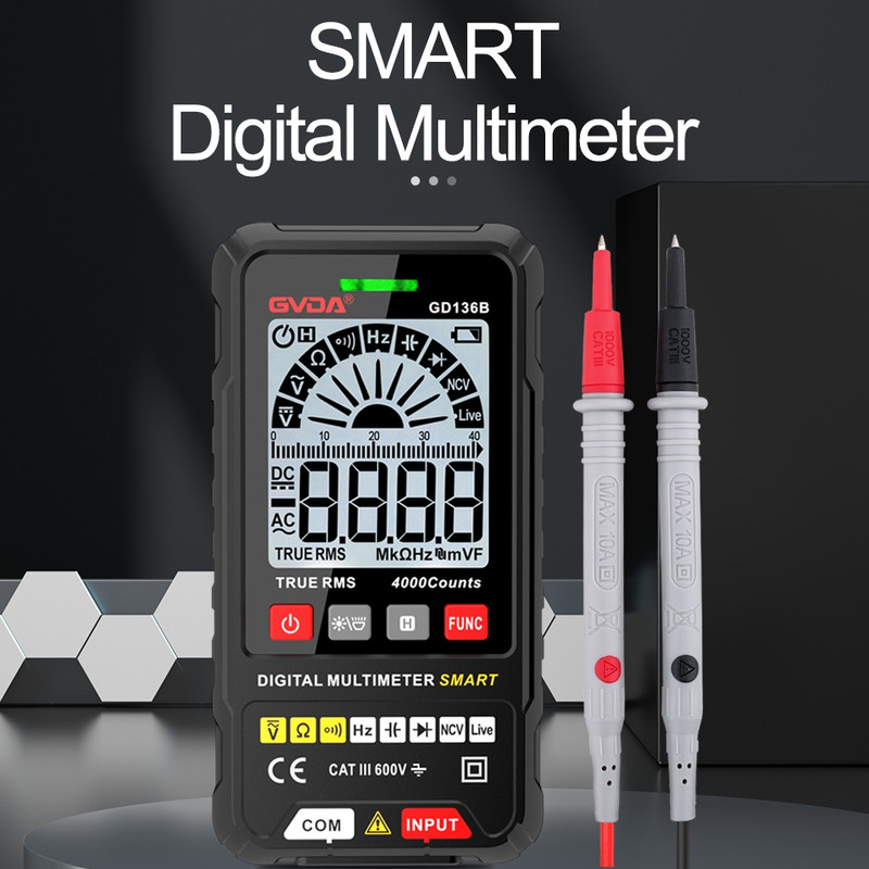 مولتی متر دیجیتالی جی وی دی ای مدل GD136B مولتی متر دیجیتالی جی وی دی ای مدل GD136B
