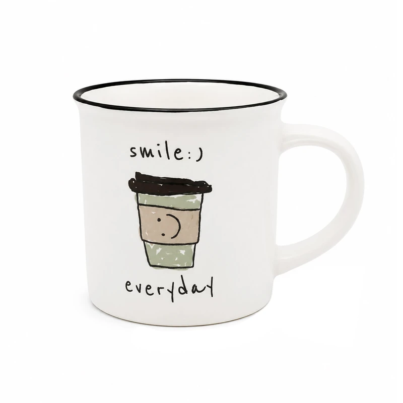 ماگ سایدا طرح کافی مدل smile
