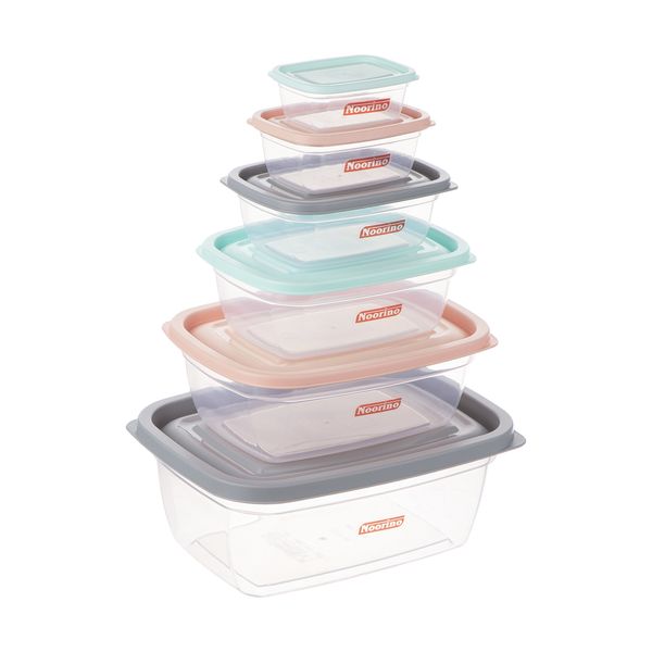 تجریه خرید ظروف نگهدارنده نورینو مدل سپیدار مجموعه 6 عددی