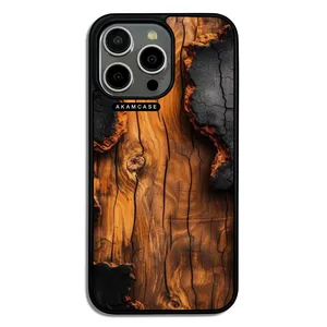 AKAM AMC-WA15PROMAX-WOOD-12 Cover For Apple iPhone 15 Pro Max