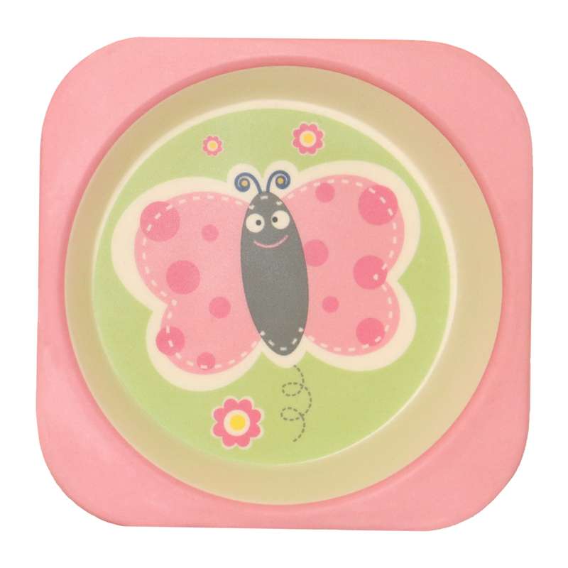 کاسه کودک مدل Pink butterfly