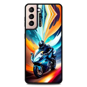AKAM AMC-WSGS21P-MOTORCYCLE-6 Cover For Samsung Galaxy S21 Plus
