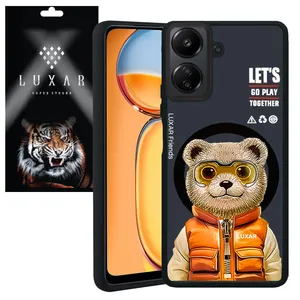 کاور لوکسار مدل Teady Bear مناسب برای گوشی موبایل شیائومی Redmi 13C / Poco C65