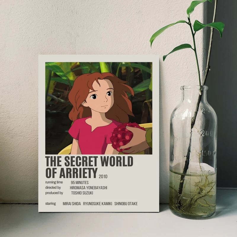 تابلو شاسی مدل انیمه the secret world of arriety کد1221