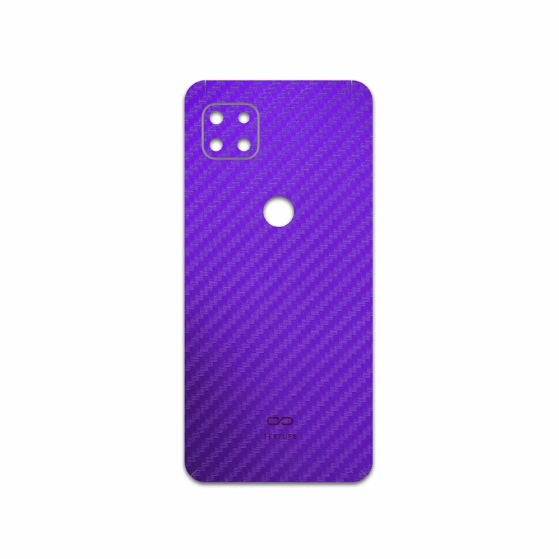 برچسب پوششی ماهوت مدل Purple-Fiber مناسب برای گوشی موبایل موتورولا MOTO G 5G