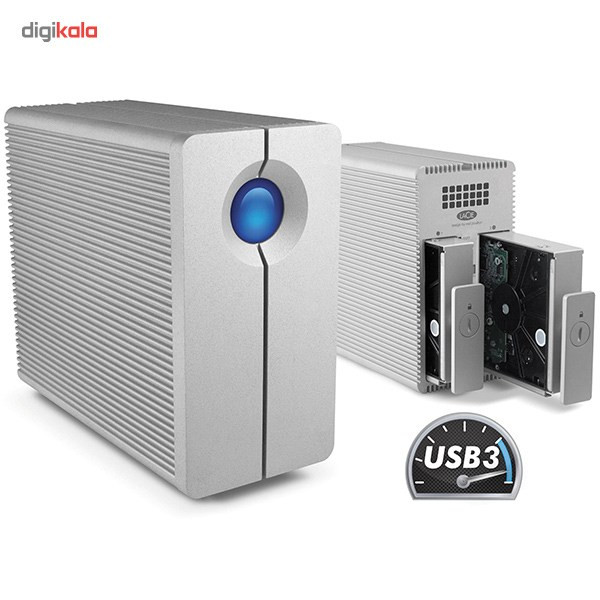 هارددیسک اکسترنال لسی مدل 2big Quadra ظرفیت 8 ترابایت 3