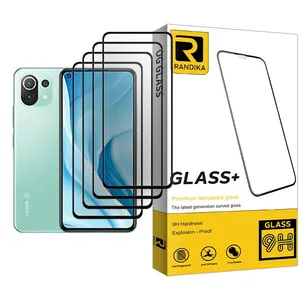 Randika Randika Glass MIX004 Screen Protector For Xiaomi Mi 11 Lite 5G Pack Of 4