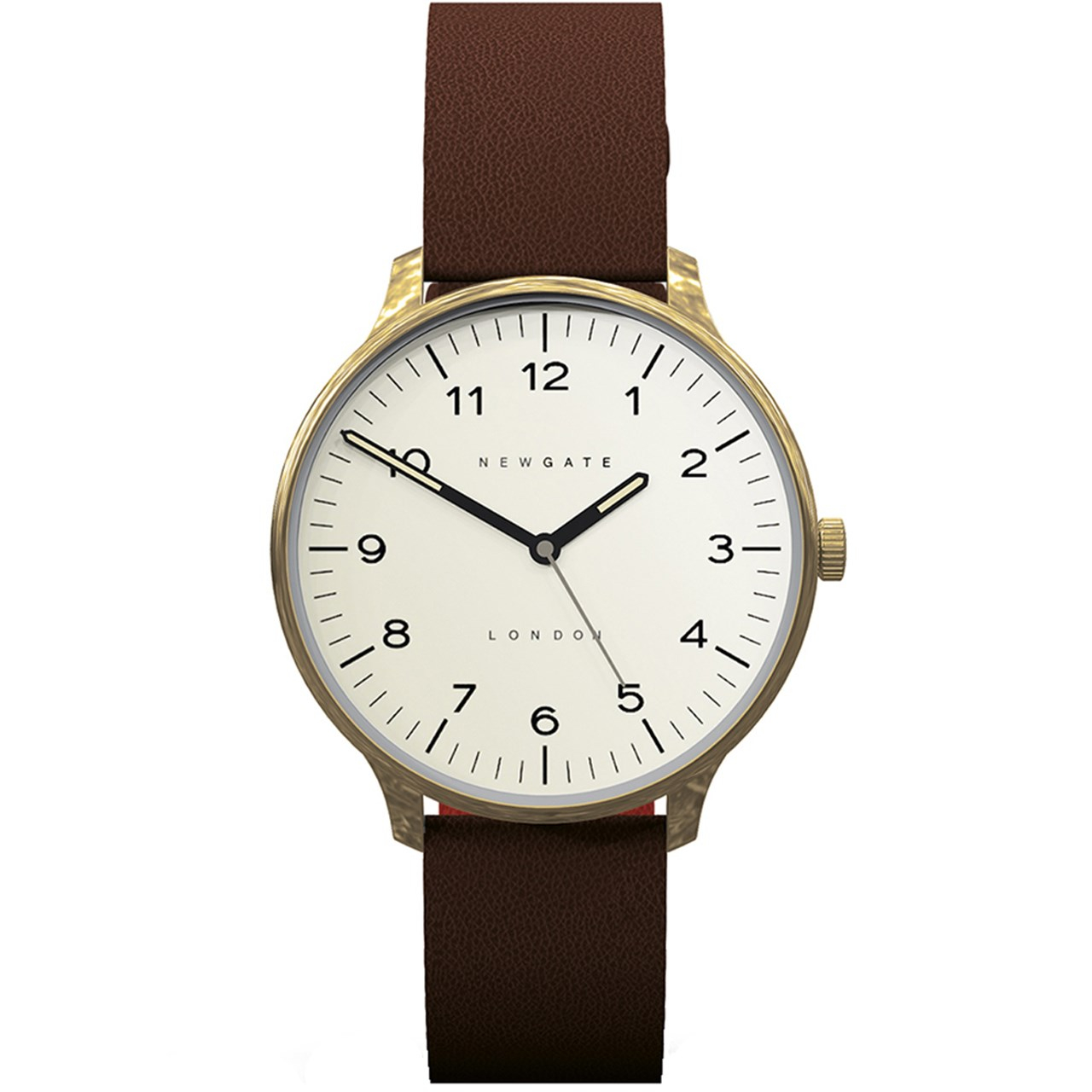 ساعت مچی عقربه ای نیوگیت مدل Blip Brass Case Cream Dial