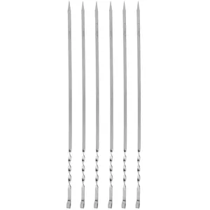 Galvanized Chicken Skewer Twisty Pack Of 6