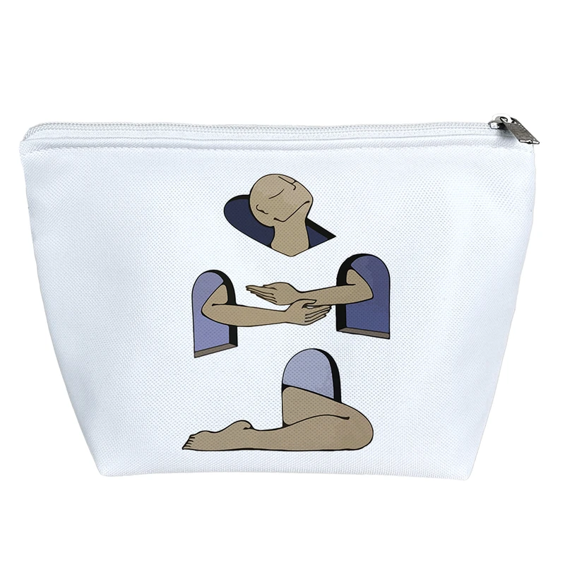 کیف لوازم آرایش دخترانه خندالو مدل شکاف کد 7443