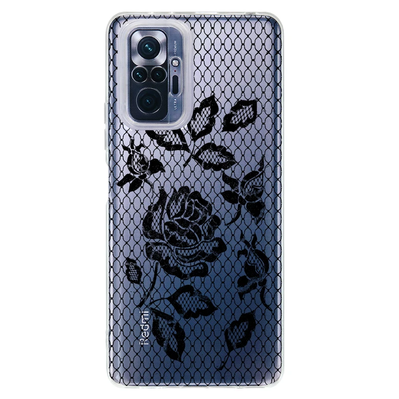 کاور مگافون طرح گل مدل C43-B مناسب برای گوشی موبایل شیائومی Redmi Note 10 Pro / 10 Pro Max 