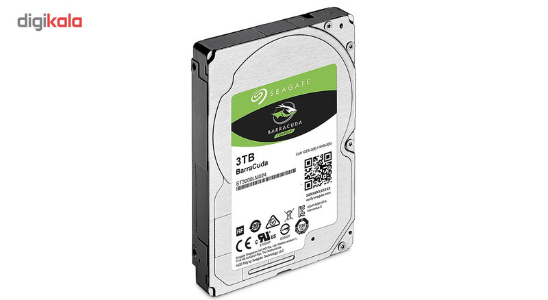 هارددیسک اینترنال سیگیت مدل BarraCuda ST3000LM024 ظرفیت 3 ترابایت