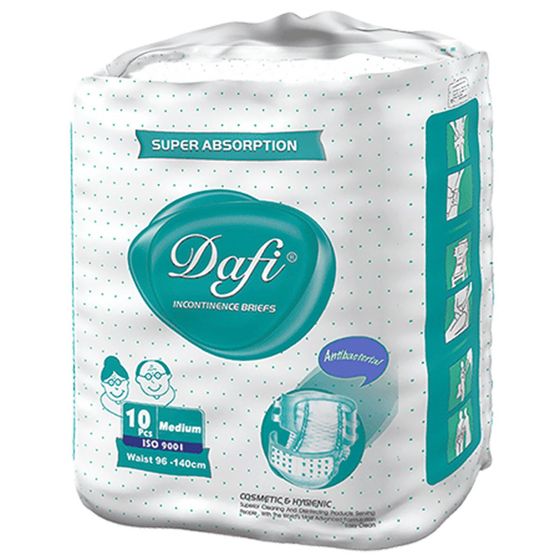 پوشک بزرگسال دافی مدل Medium بسته 10 عددی