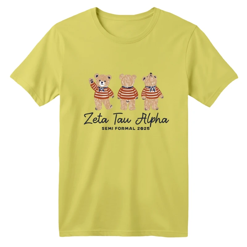 تی شرت آستین کوتاه یقه گرد بچگانه مدل سه تدی