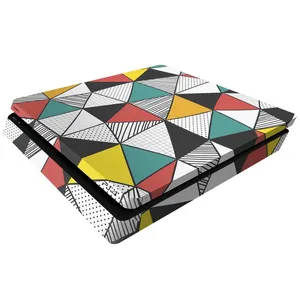 Wensoni Triangular Geometric PlayStation 4 Slim Horizontal Cover